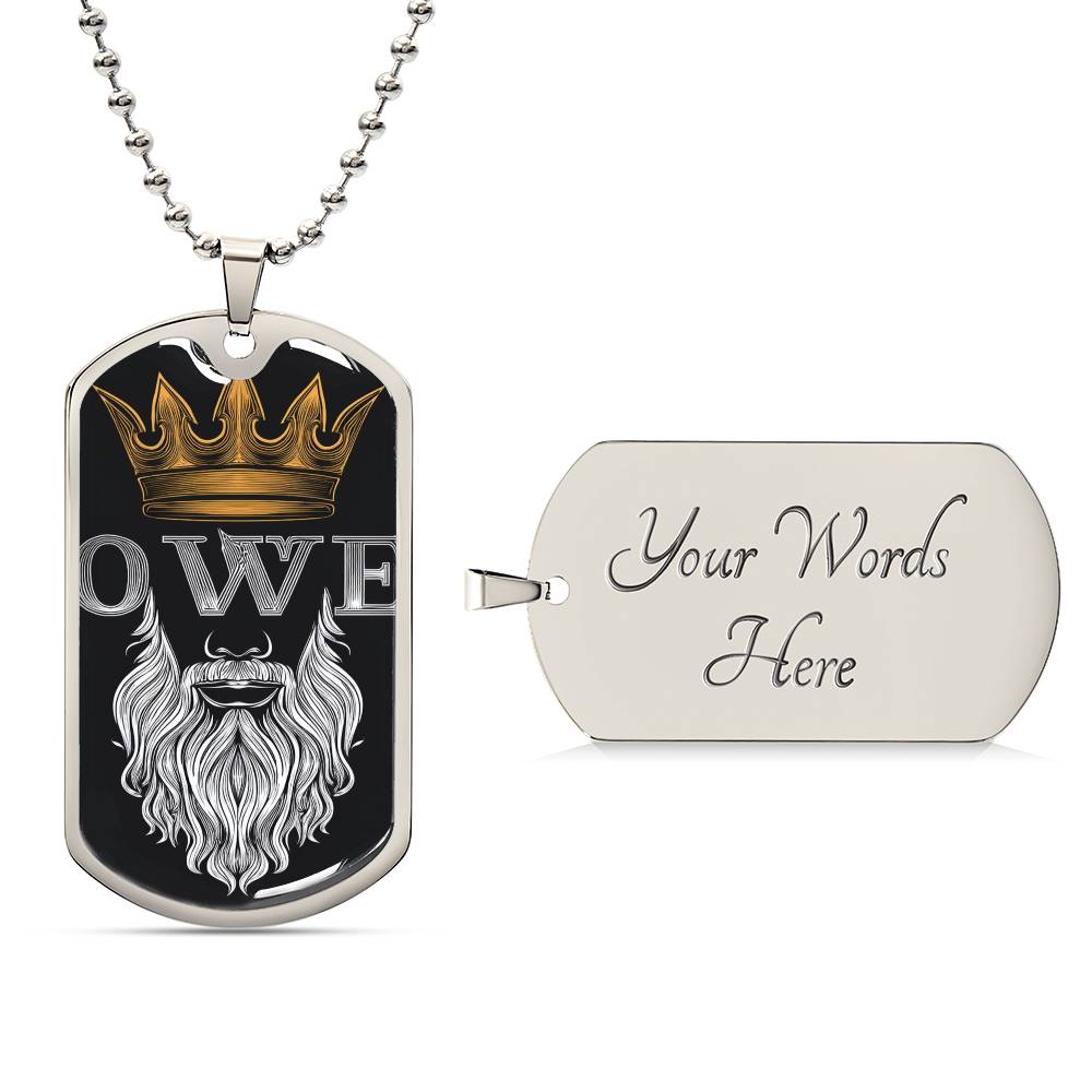 🛡️ O.W.E.™ Signature Dog Tag – Mindset in Metal by Out.Work.Everyone – Jewelry