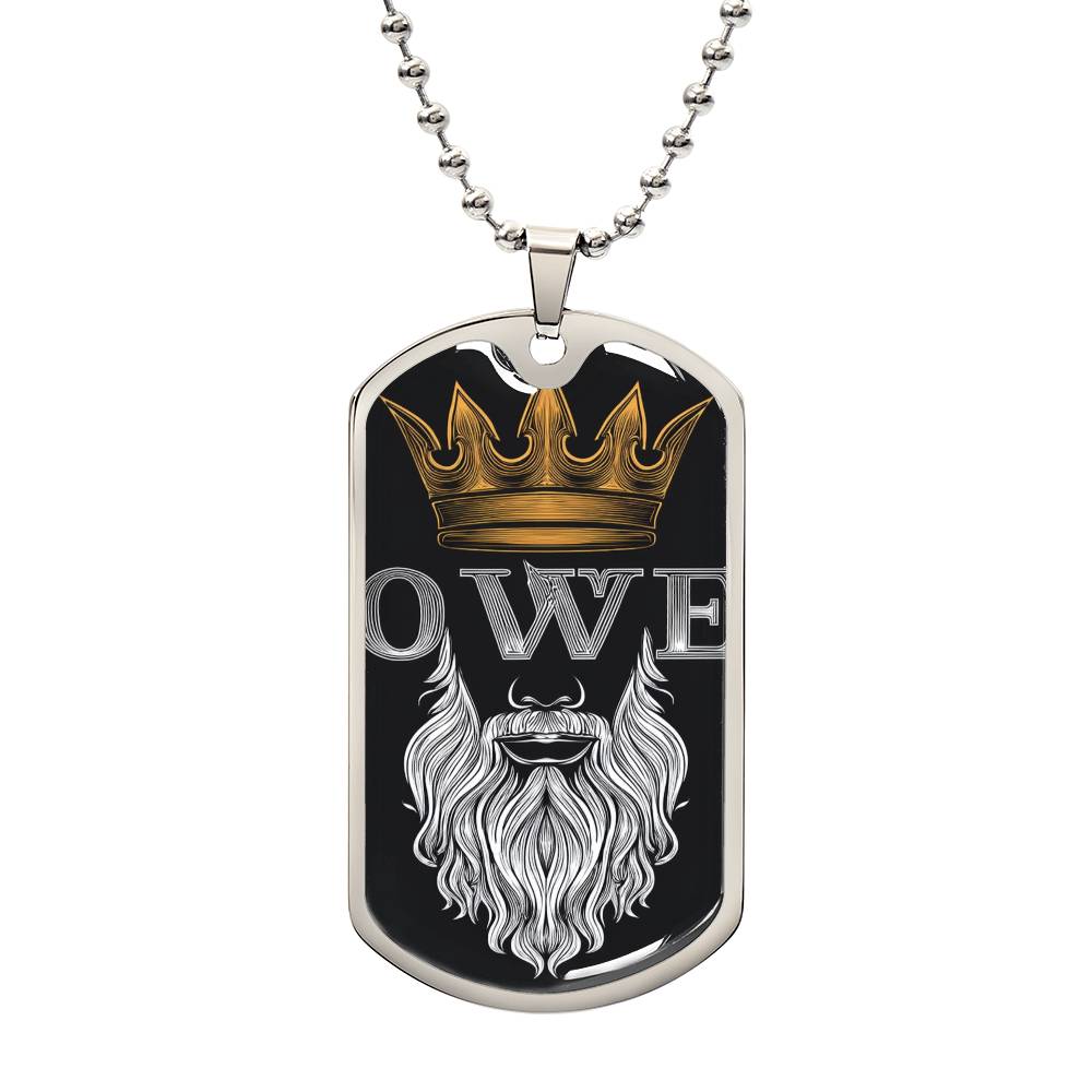 🛡️ O.W.E.™ Signature Dog Tag – Mindset in Metal by Out.Work.Everyone – Jewelry