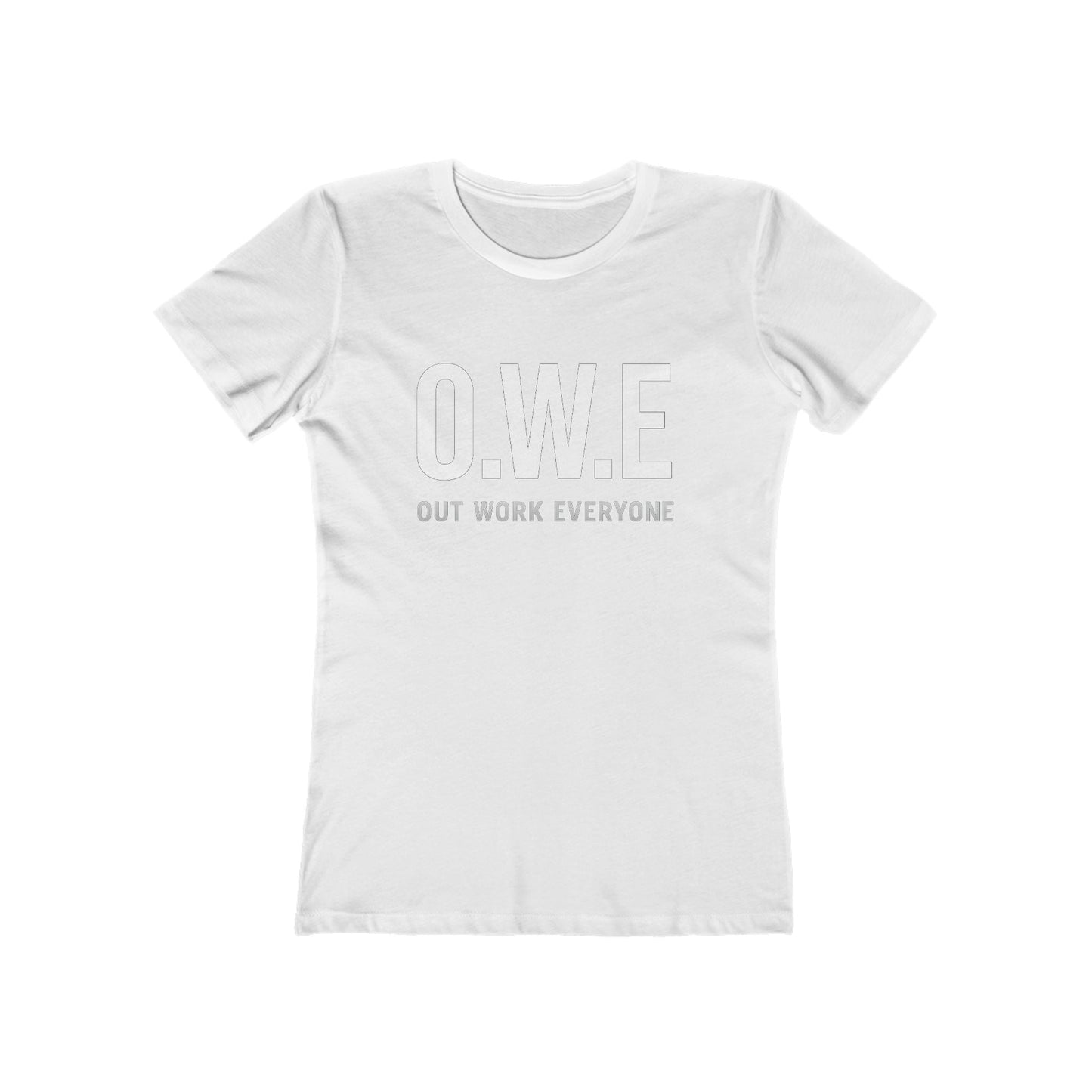 O.W.E. Women’s Empowerment Tee – “Out Work Everyone” Edition (Black) by Out.Work.Everyone – T-Shirt