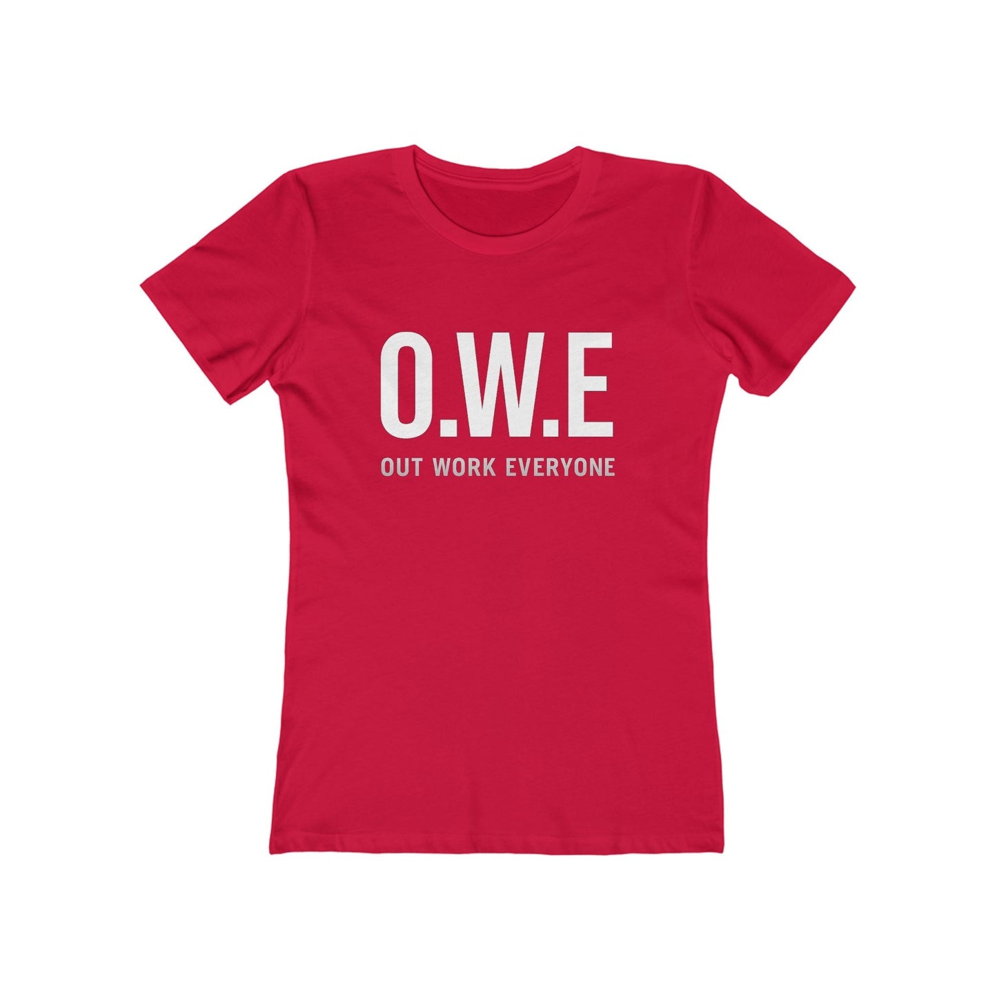 O.W.E. Women’s Empowerment Tee – “Out Work Everyone” Edition (Black) by Out.Work.Everyone – T-Shirt