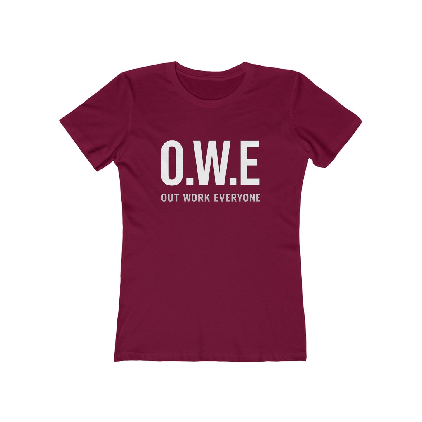 O.W.E. Women’s Empowerment Tee – “Out Work Everyone” Edition (Black) by Out.Work.Everyone – T-Shirt