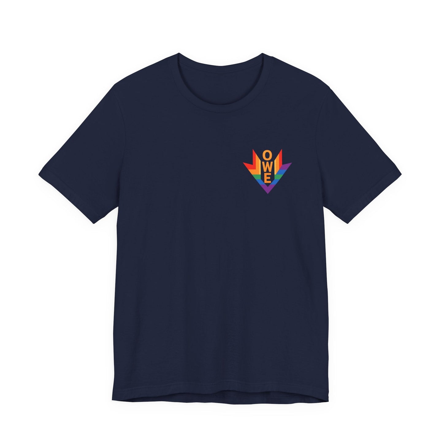 Pride Statement Tee – Unisex LGBTQ+ Shirt | Everyday Comfort by O.W.E. by Out.Work.Everyone – T-Shirt