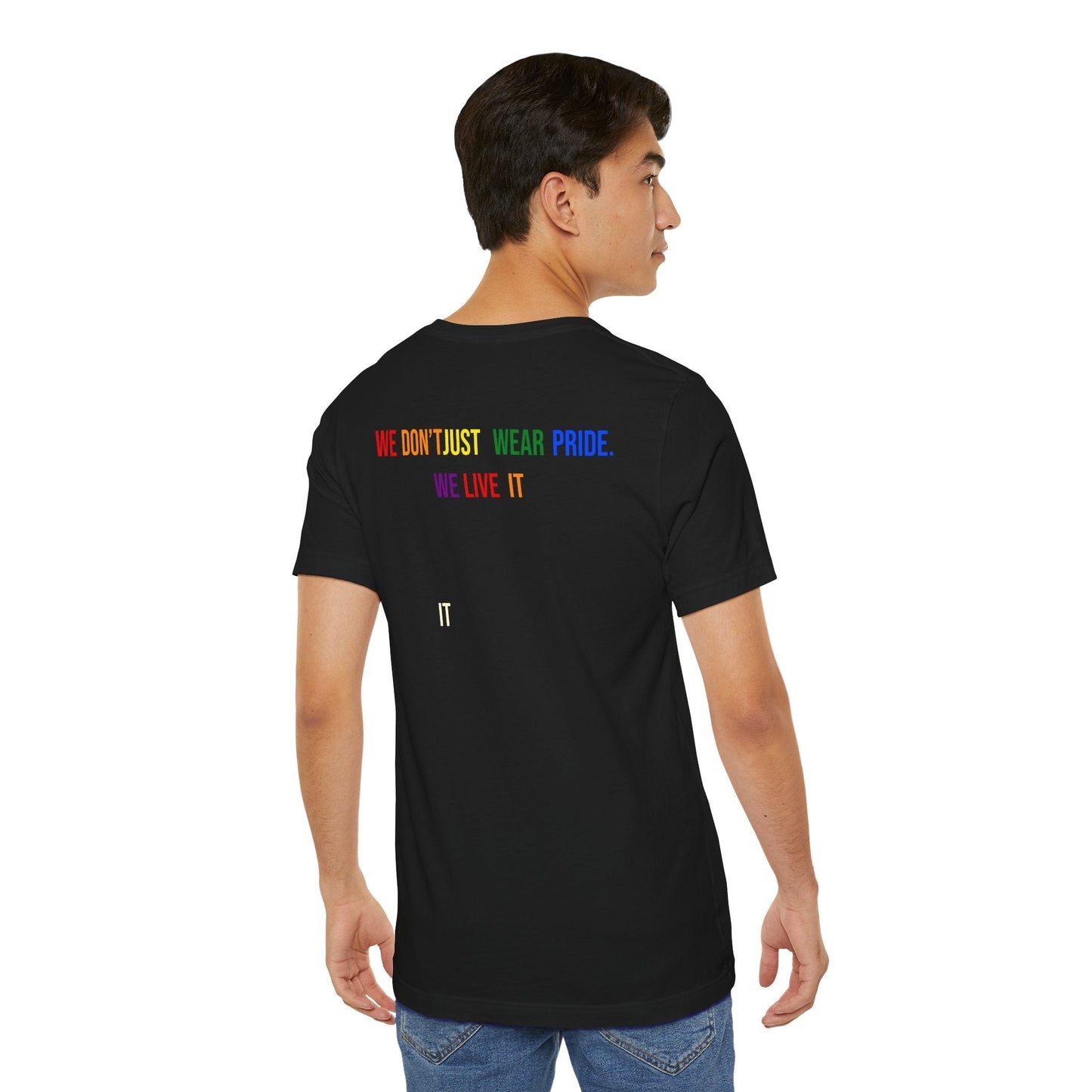 Pride Statement Tee – Unisex LGBTQ+ Shirt | Everyday Comfort by O.W.E. by Out.Work.Everyone – T-Shirt