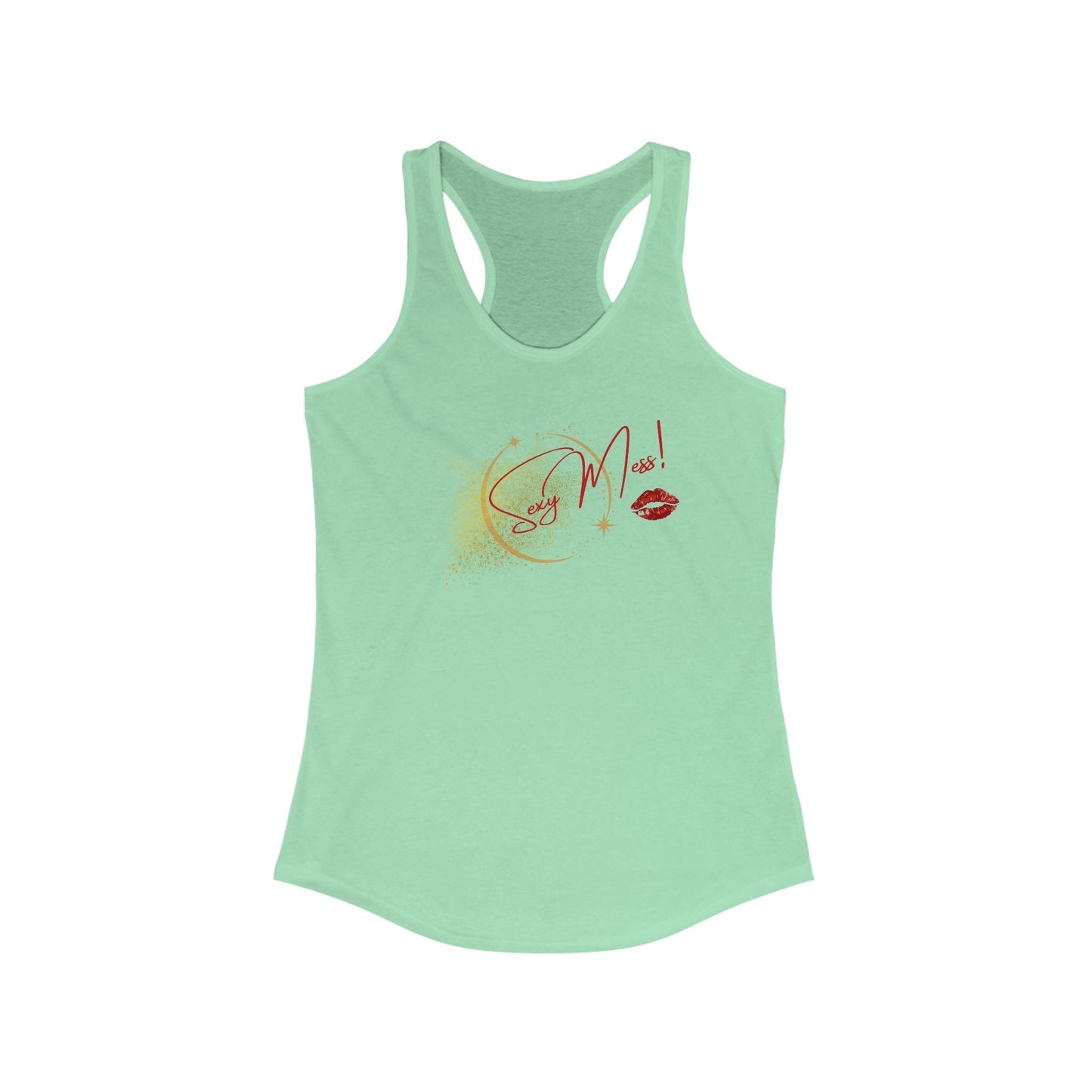Sexy Mess Racerback Tank – Effortless Style with Attitude by Out.Work.Everyone – Tank Top