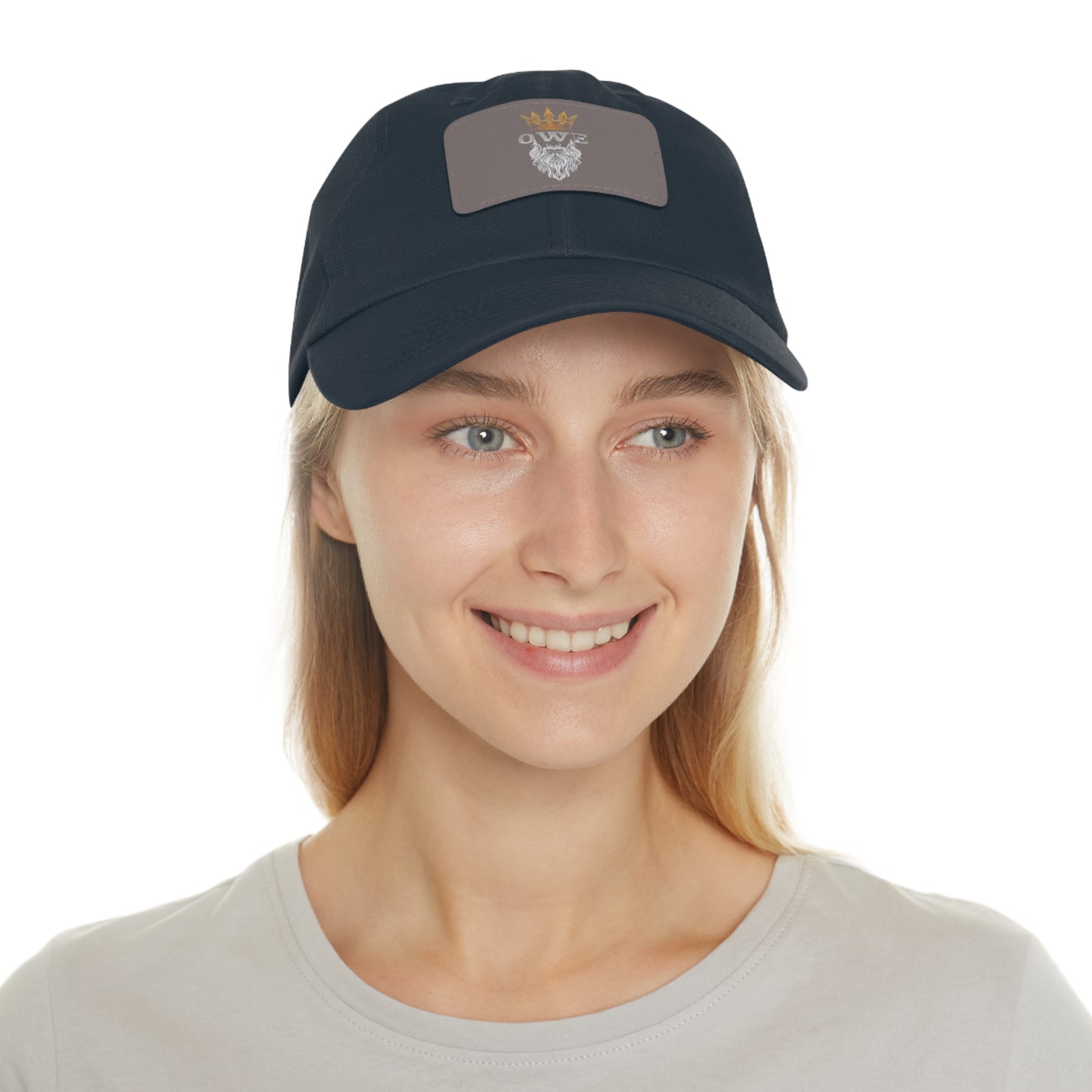 O*W*E* - Dad Hat with Leather Patch (Rectangle)