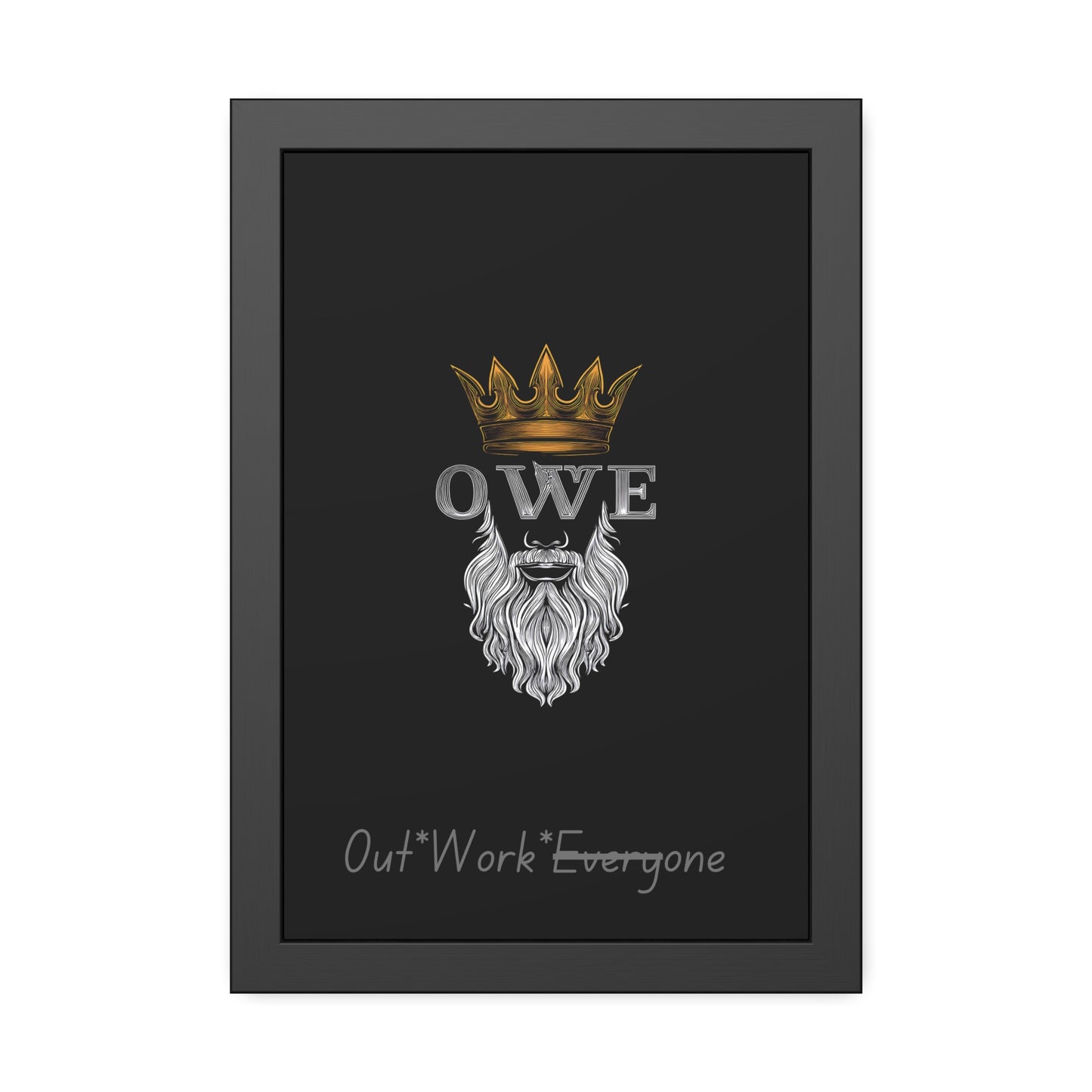 OWE Framed Poster – Mindset on the Wall, Legacy in Motion*