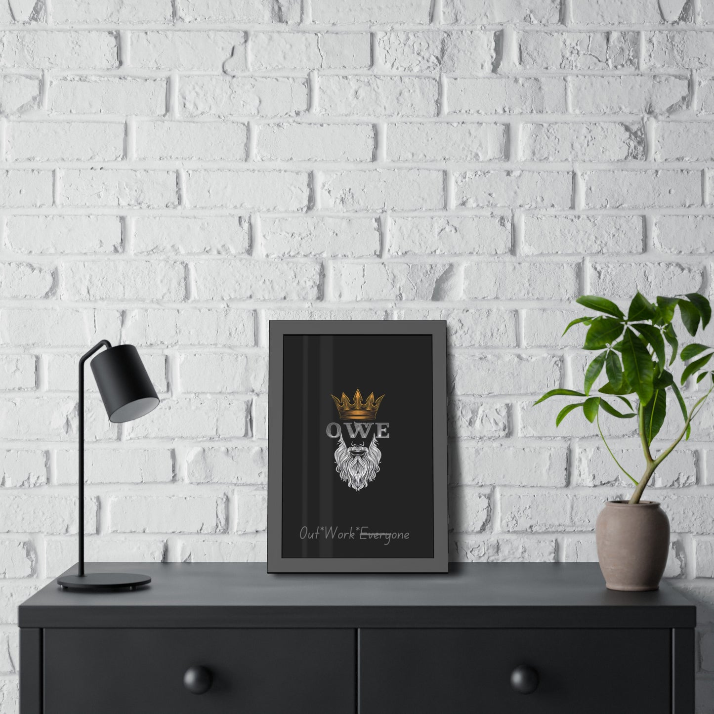 OWE Framed Poster – Mindset on the Wall, Legacy in Motion*