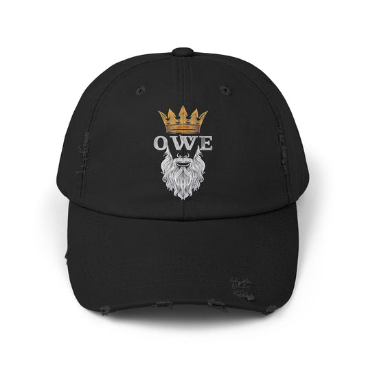 OWE Distressed Cap – Worn In. Dialed In. Outworking Everyone.*