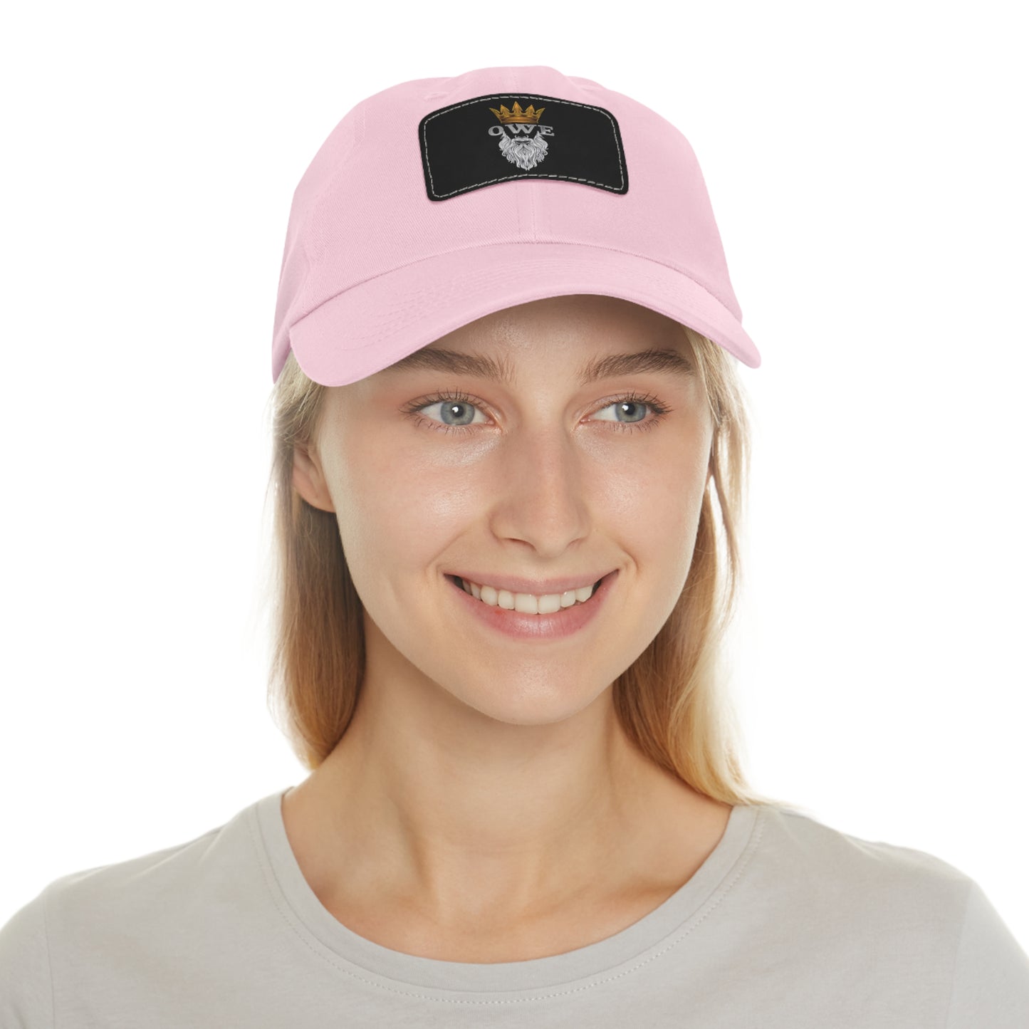 O*W*E* - Dad Hat with Leather Patch (Rectangle)