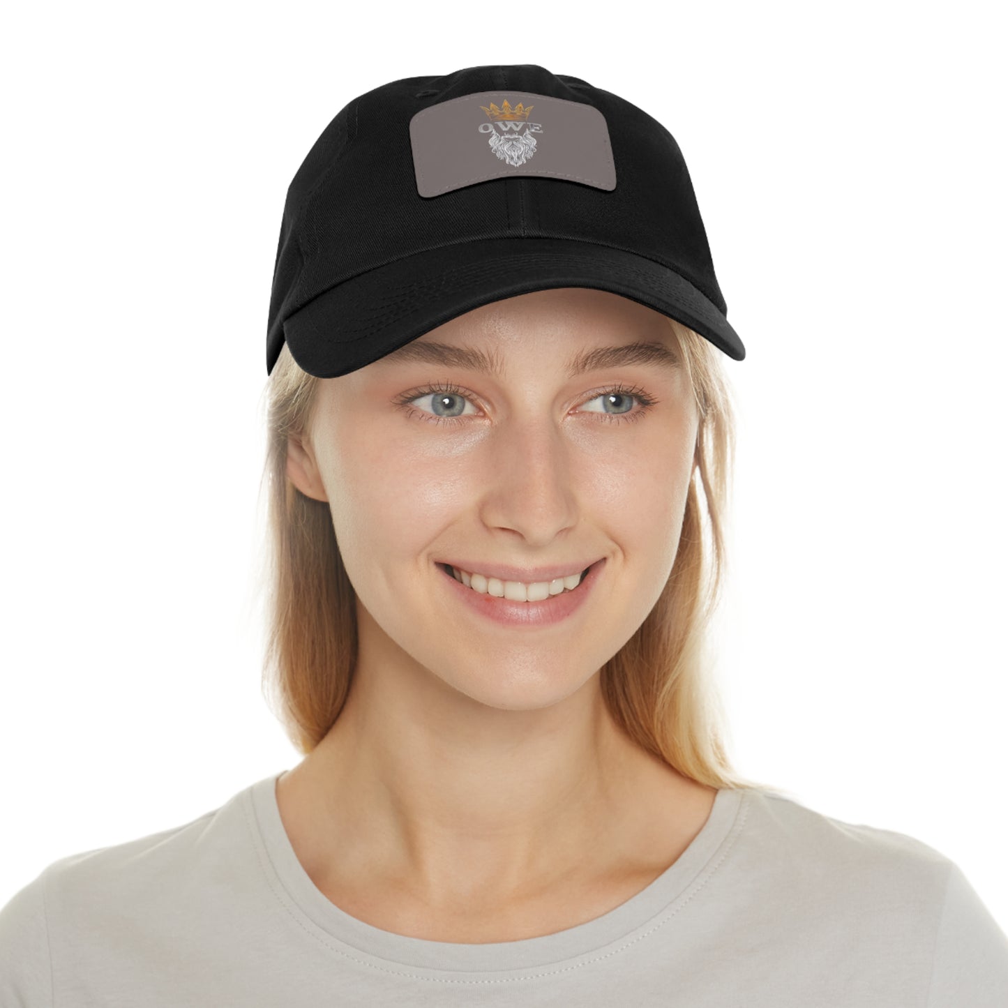 O*W*E* - Dad Hat with Leather Patch (Rectangle)