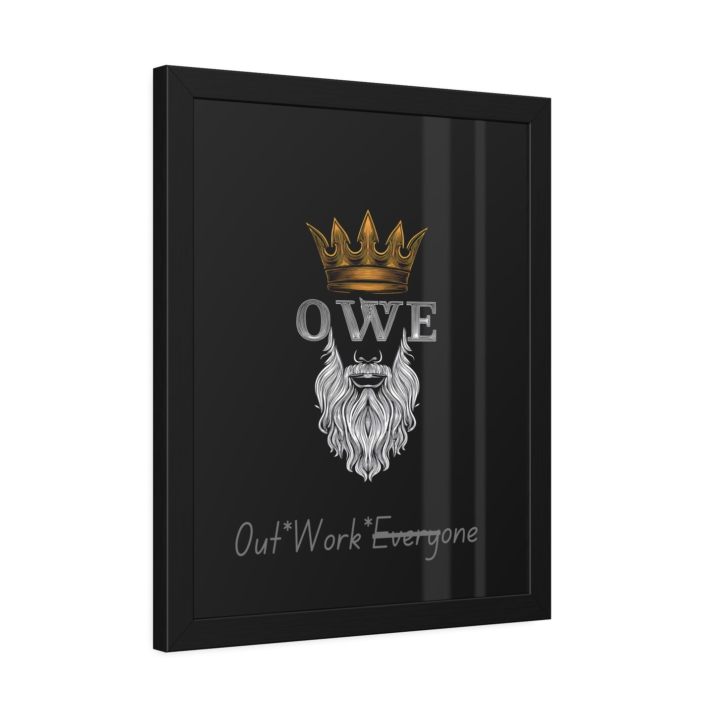 OWE Framed Poster – Mindset on the Wall, Legacy in Motion*