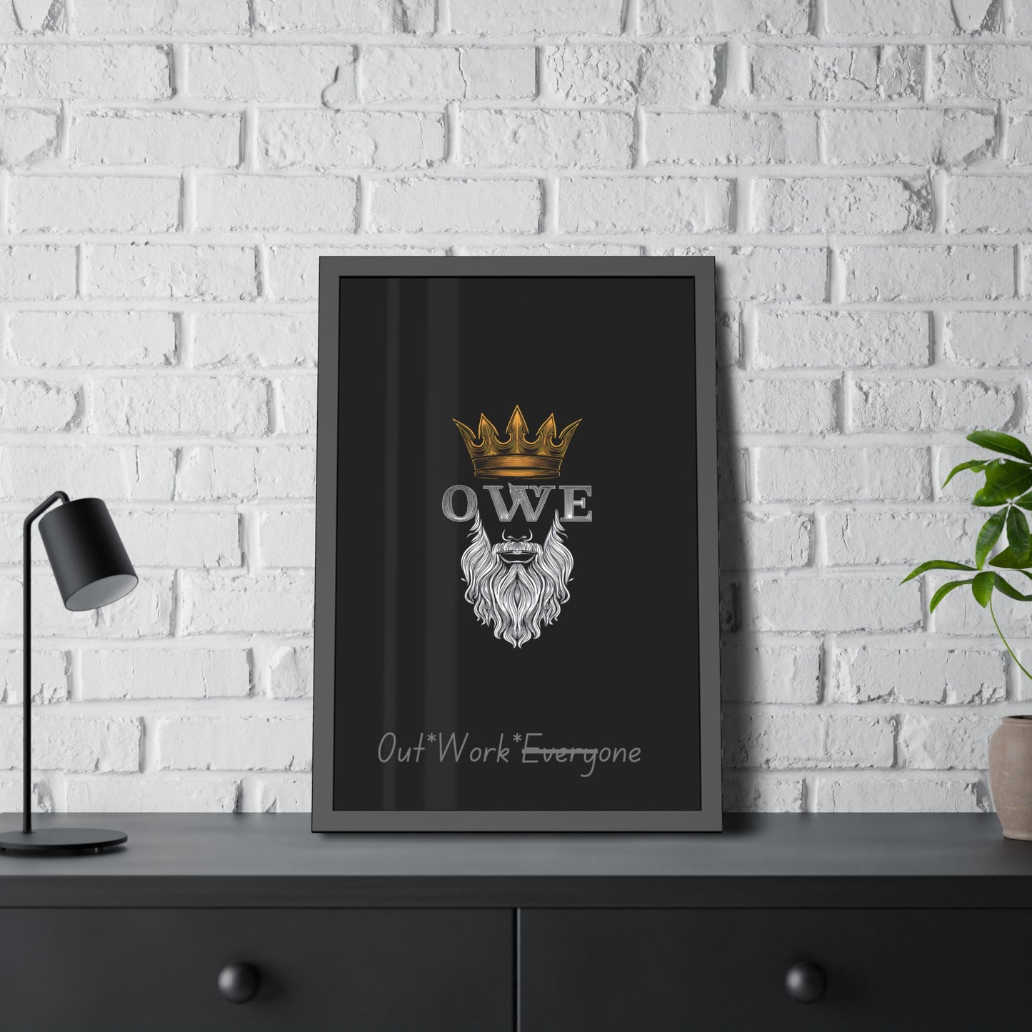 OWE Framed Poster – Mindset on the Wall, Legacy in Motion*