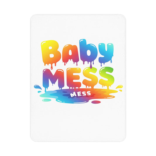 Baby Mess Rainbow Blanket – Cozy Vibes for Colorful Little Lives