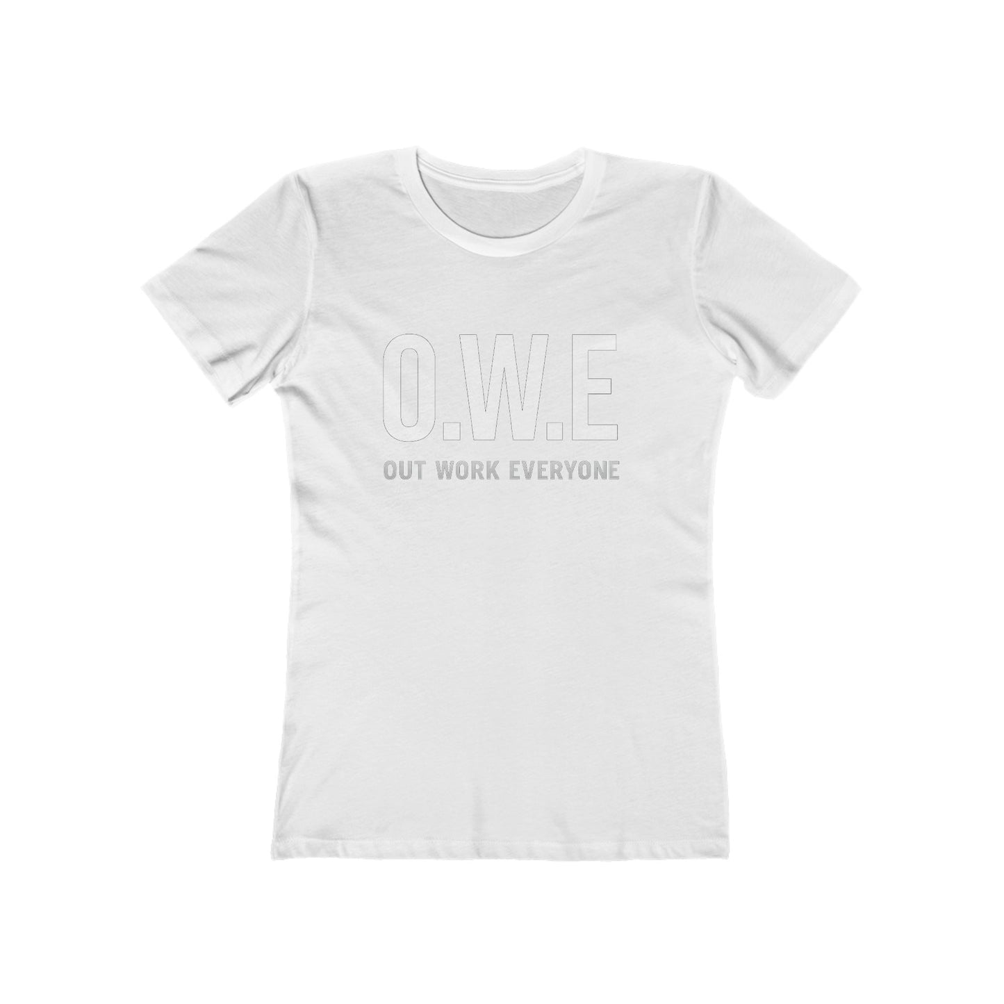 O.W.E. Women’s Empowerment Tee – “Out Work Everyone” Edition (Black)