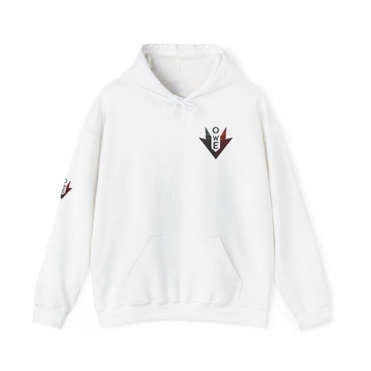 OWE Arrow Hoodie – Built for the Climb. Branded for the Mindset.