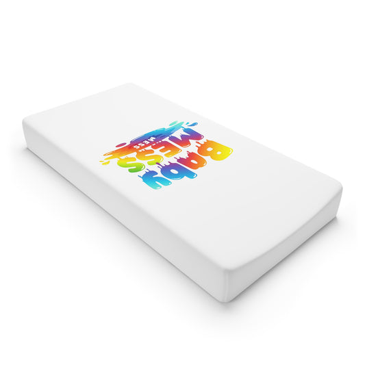 Baby Mess Changing Pad Cover – Colorful, Soft & Made for the Chaos