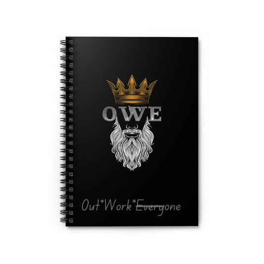 OWE Spiral Notebook – Plan. Grind. Execute. Repeat.*