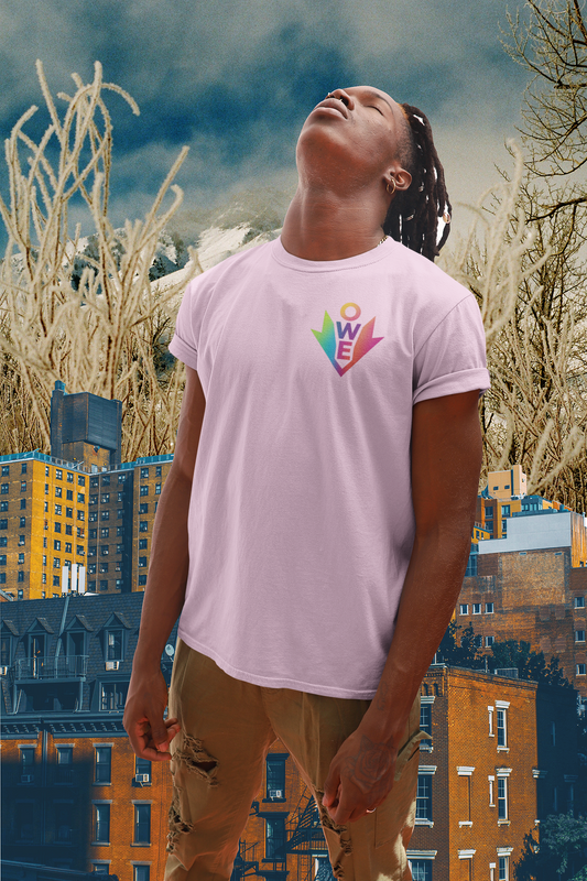 Colorful OWE Unisex Jersey Tee - Casual & Fun Style for Everyday Wear