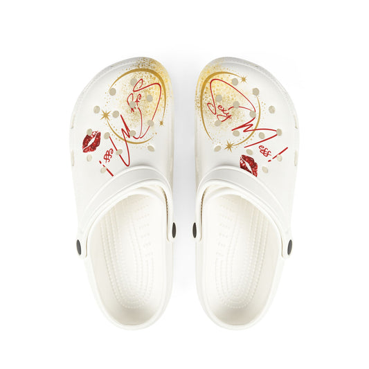 Sexy Mess! Glitter EVA Foam Shoes – Bold Comfort with Sparkle
