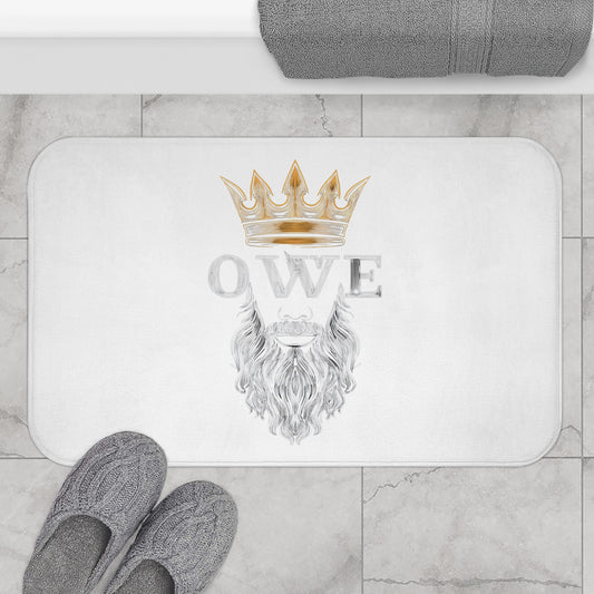 Majestic King Bath Mat – Rule Your Space with OWE Royalty