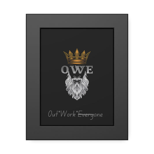 O*W*E* - Framed Paper Posters