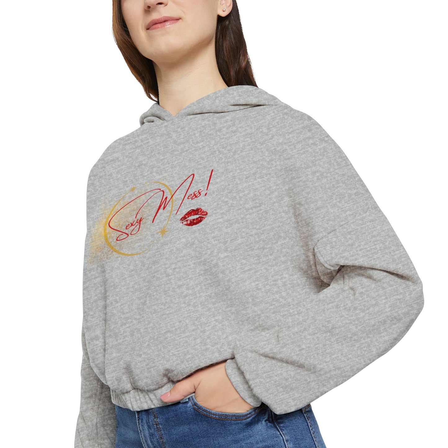Sexy Mess Cinched Hoodie – Cozy Confidence with a Curve-Hugging Edge