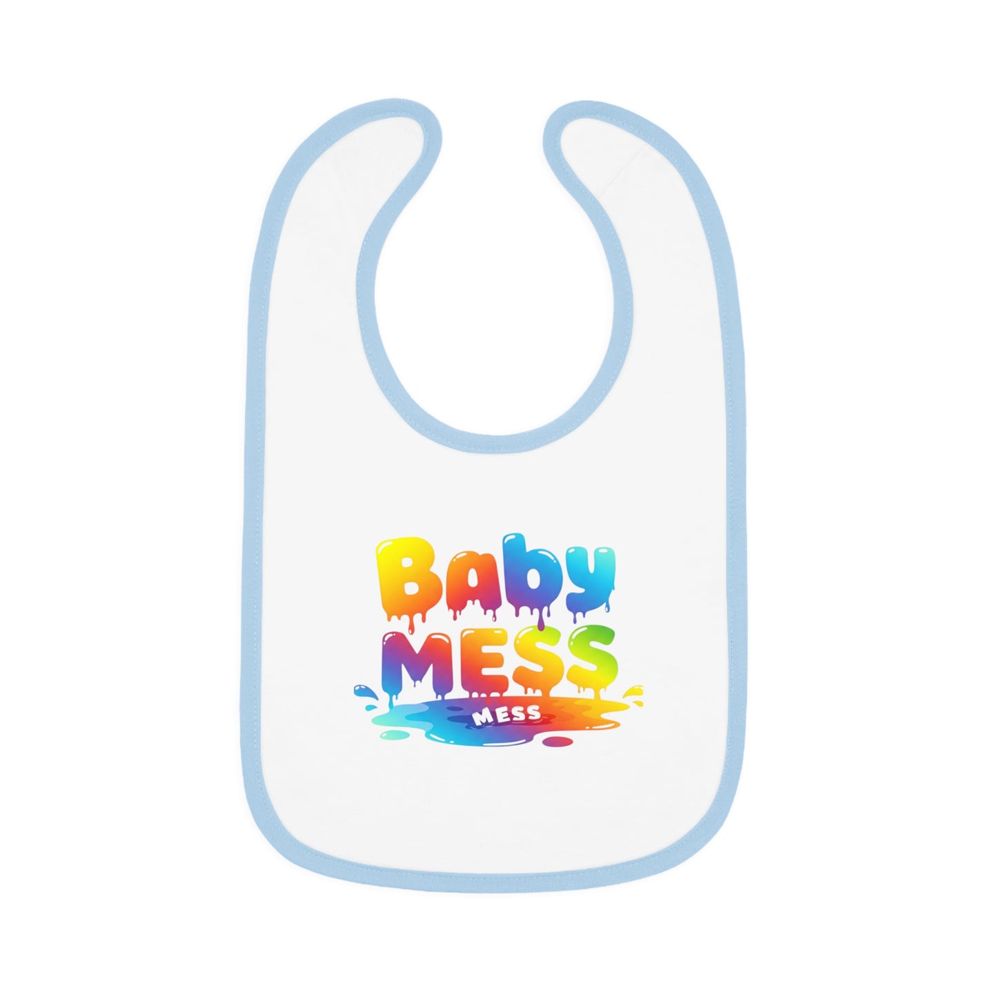 Baby Mess Rainbow Bib – Built for Dribbles, Styled for Giggles