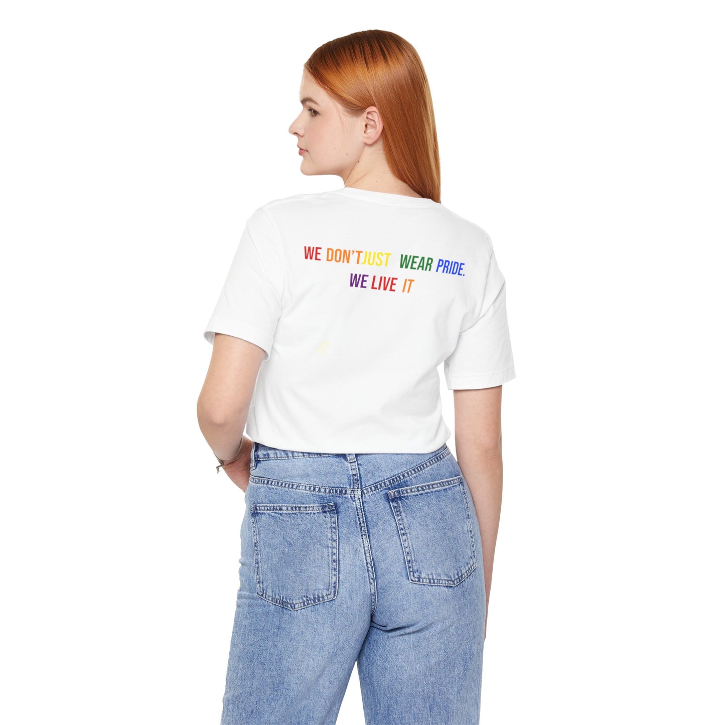 Pride Statement Tee - Unisex Short Sleeve T-Shirt, LGBTQ+ Apparel, Pride Month Clothing, Casual Wear, Everyday Comfort