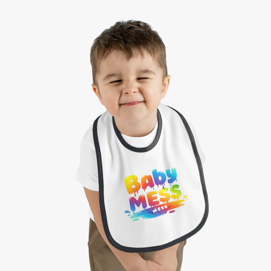 Baby Mess Rainbow Bib – Built for Dribbles, Styled for Giggles