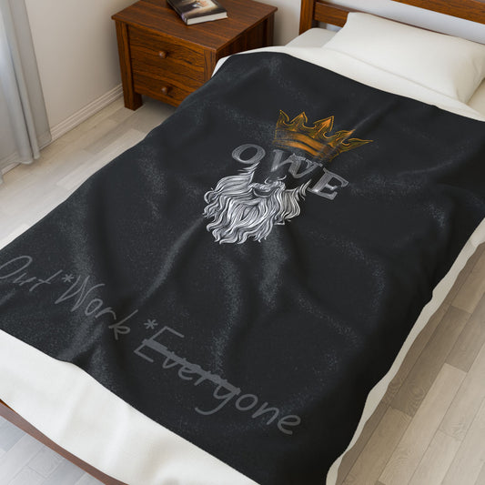 OWE Plush Blanket – Rest, Reset, Rise Again*