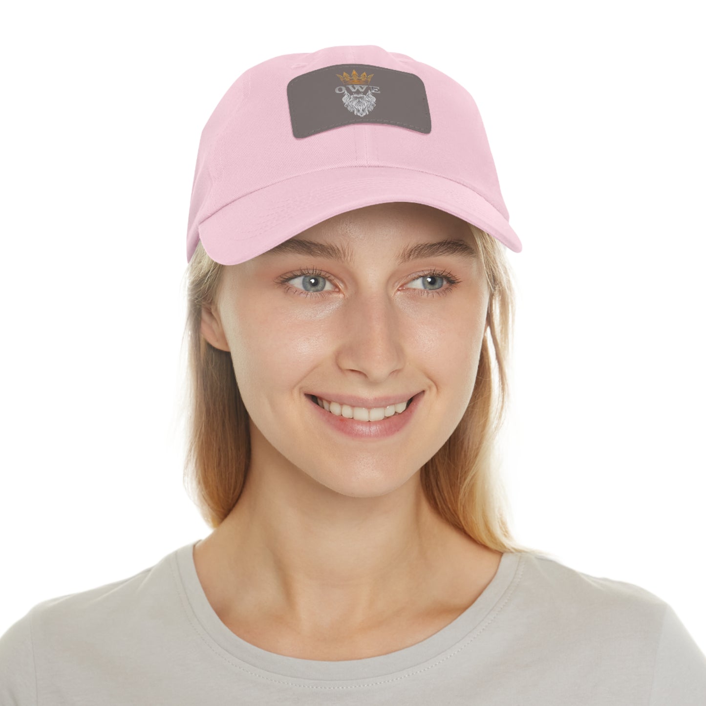 O*W*E* - Dad Hat with Leather Patch (Rectangle)