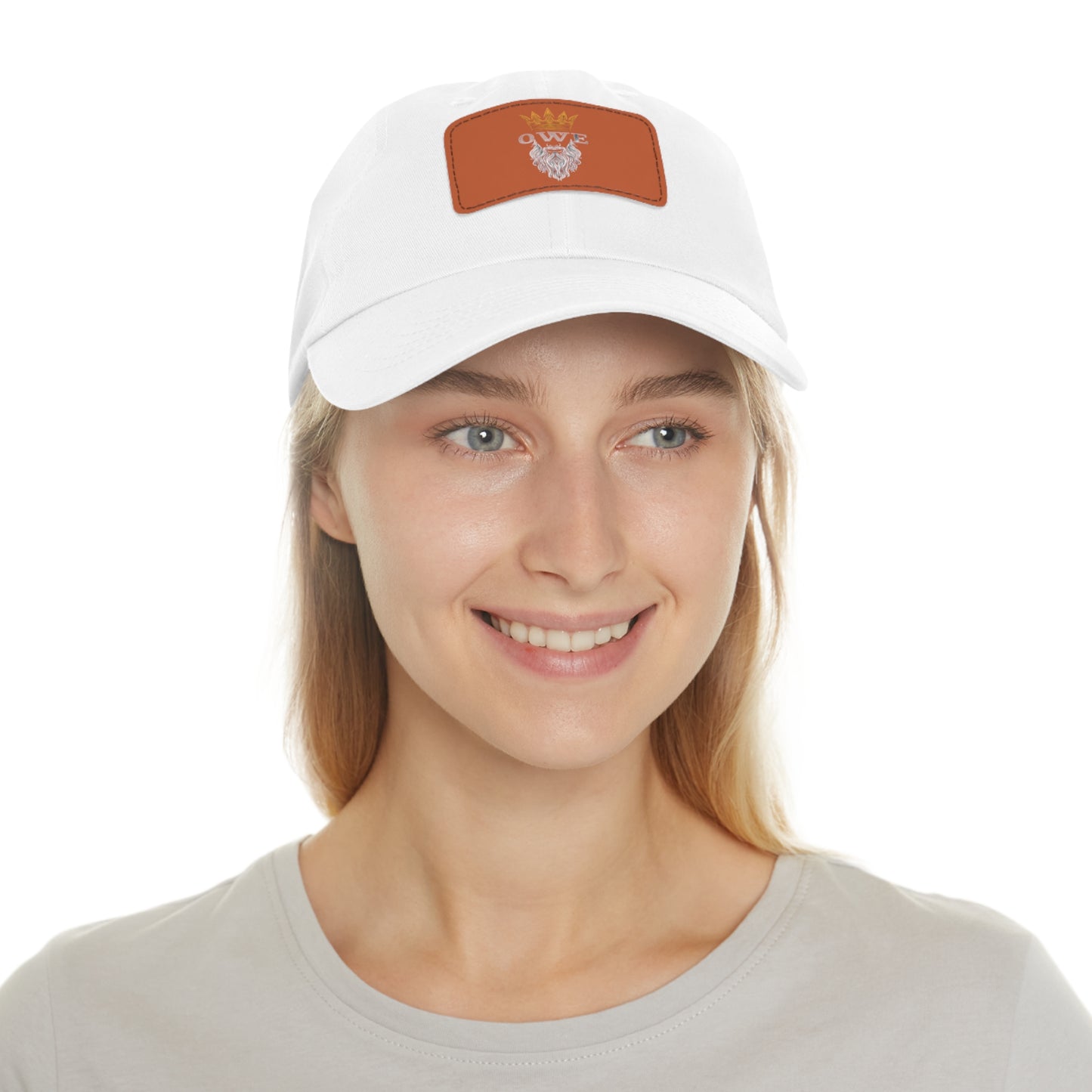 O*W*E* - Dad Hat with Leather Patch (Rectangle)