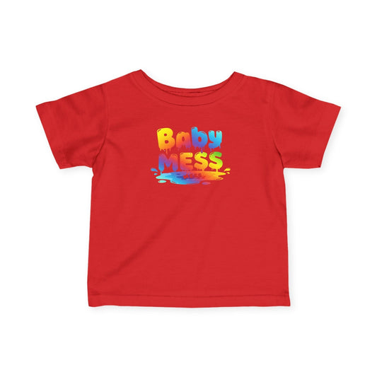 Baby Mess Infant Tee – Tiny Style, Big Personality by Out.Work.Everyone – Kids clothes