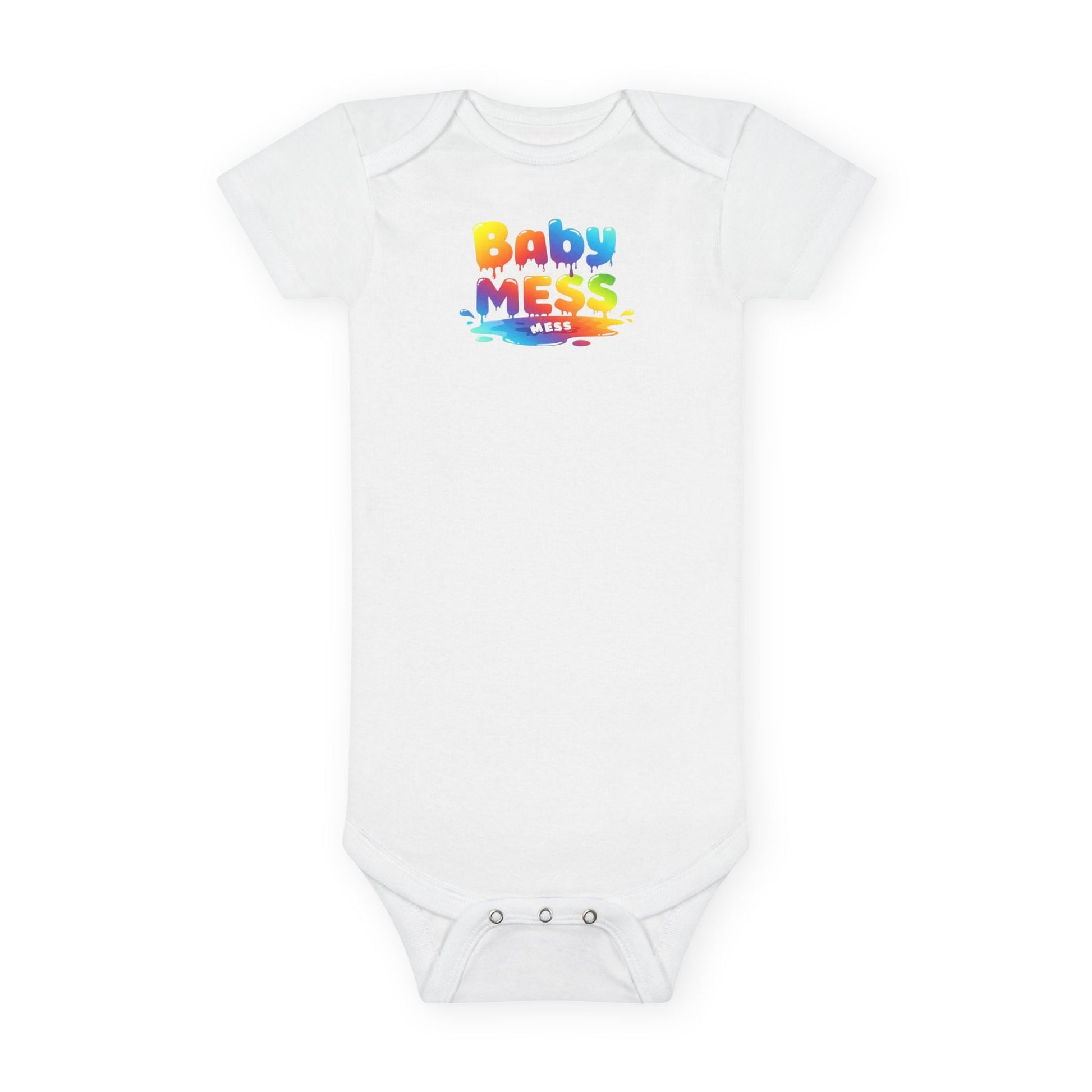 Baby Mess Organic Bodysuit – Soft on Skin, Big on Personality by Out.Work.Everyone – Kids clothes
