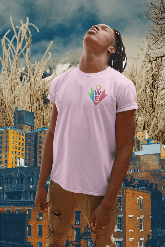 Colorful OWE Unisex Jersey Tee - Casual & Fun Style for Everyday Wear by Out.Work.Everyone – T-Shirt