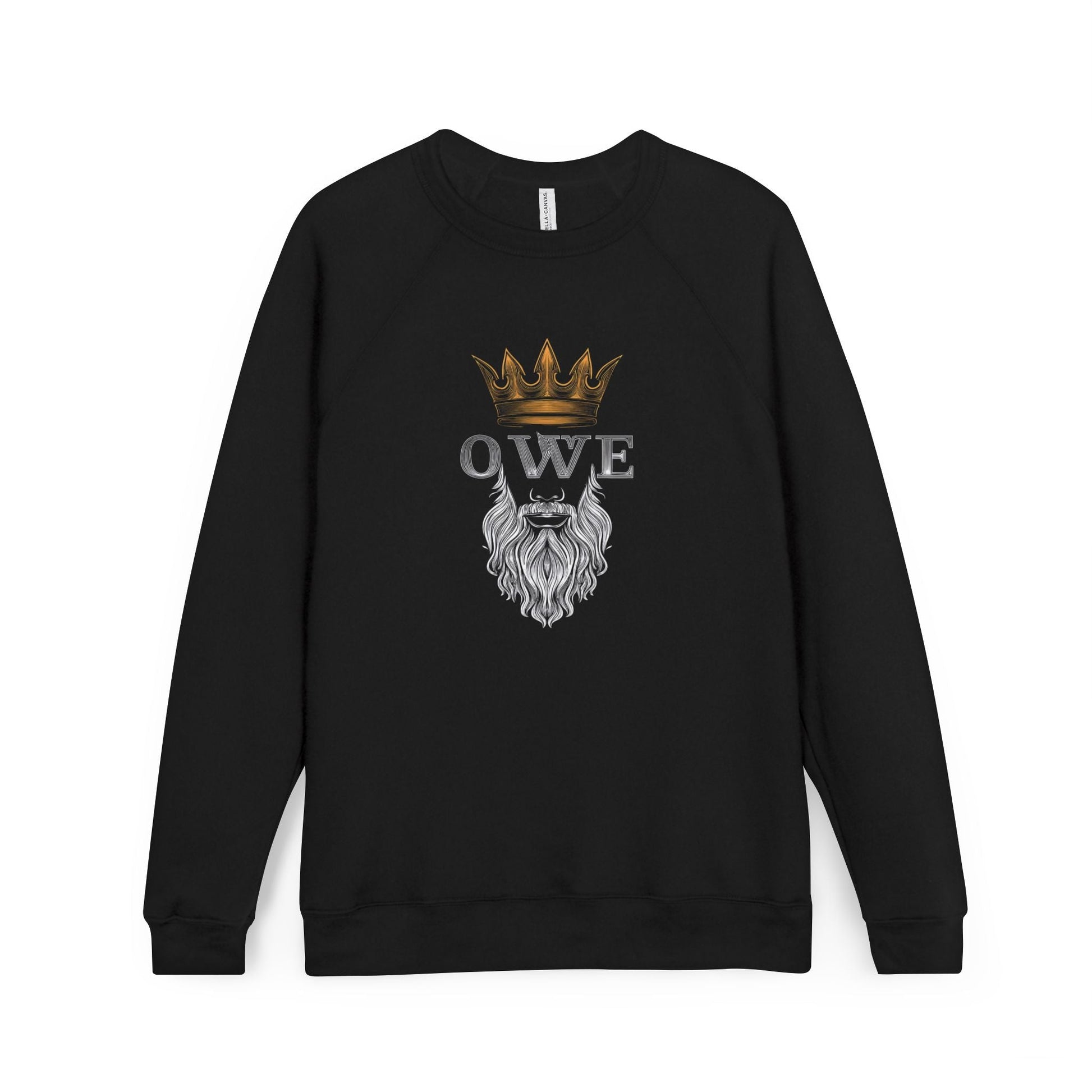 Crown Beard Sweatshirt – Premium Unisex Fleece | O.W.E. Streetwear Motivation - Sweatshirt