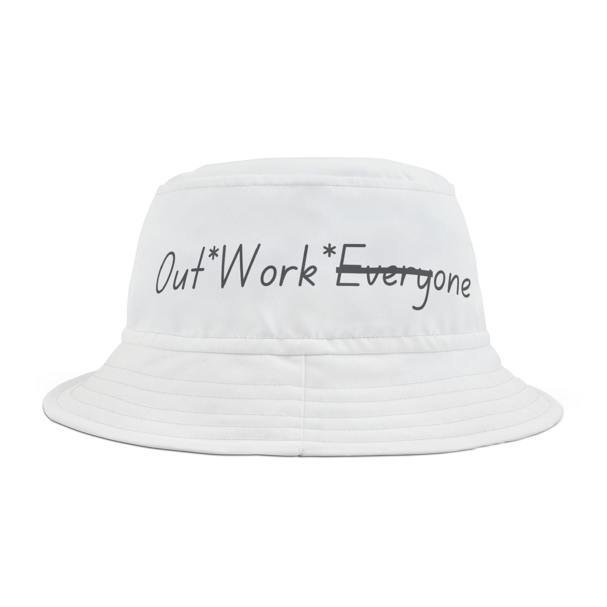OWE AOP Bucket Hat – Hustle in Every Stitch. Legacy in Every Look.* by Out.Work.Everyone – Hats