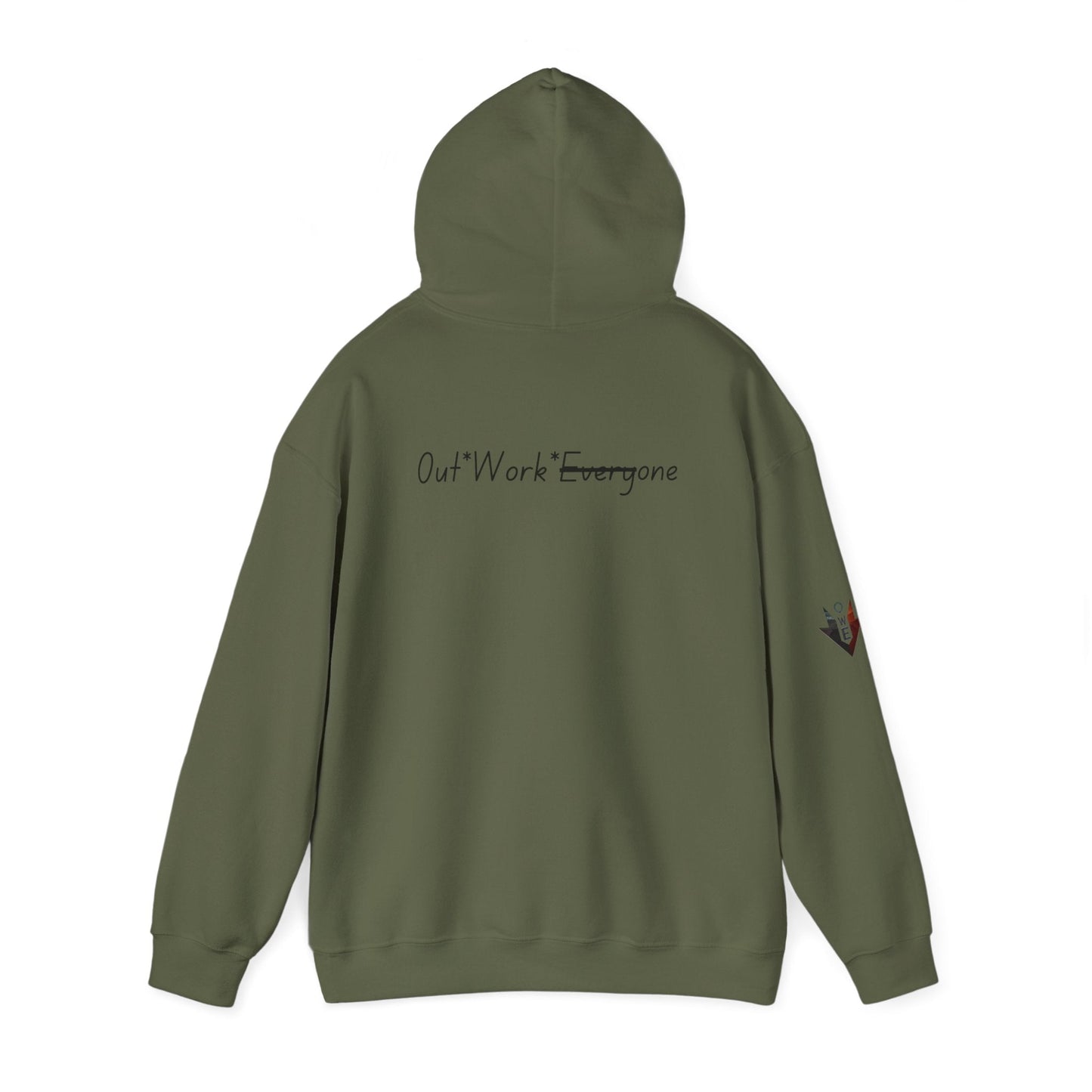OWE Arrow Hoodie – Built for the Climb. Branded for the Mindset. by Out.Work.Everyone – Hoodie