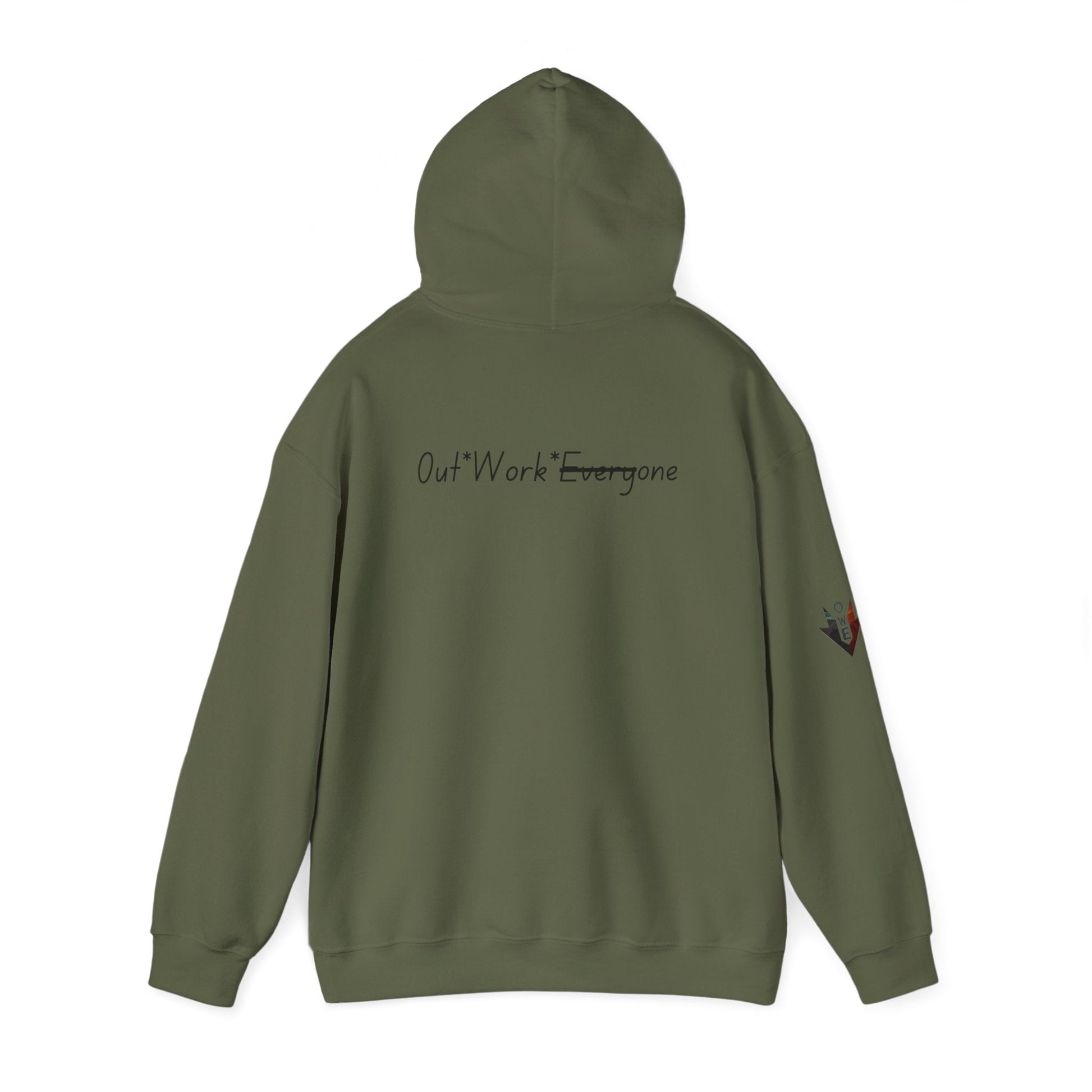 OWE Arrow Hoodie – Built for the Climb. Branded for the Mindset. by Out.Work.Everyone – Hoodie