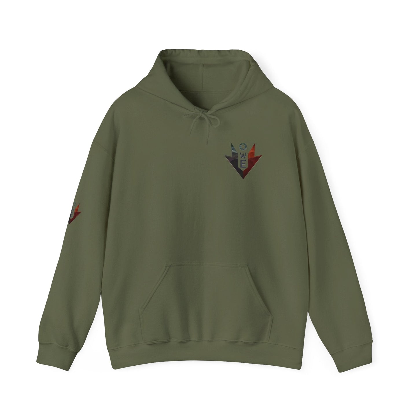 OWE Arrow Hoodie – Built for the Climb. Branded for the Mindset. by Out.Work.Everyone – Hoodie