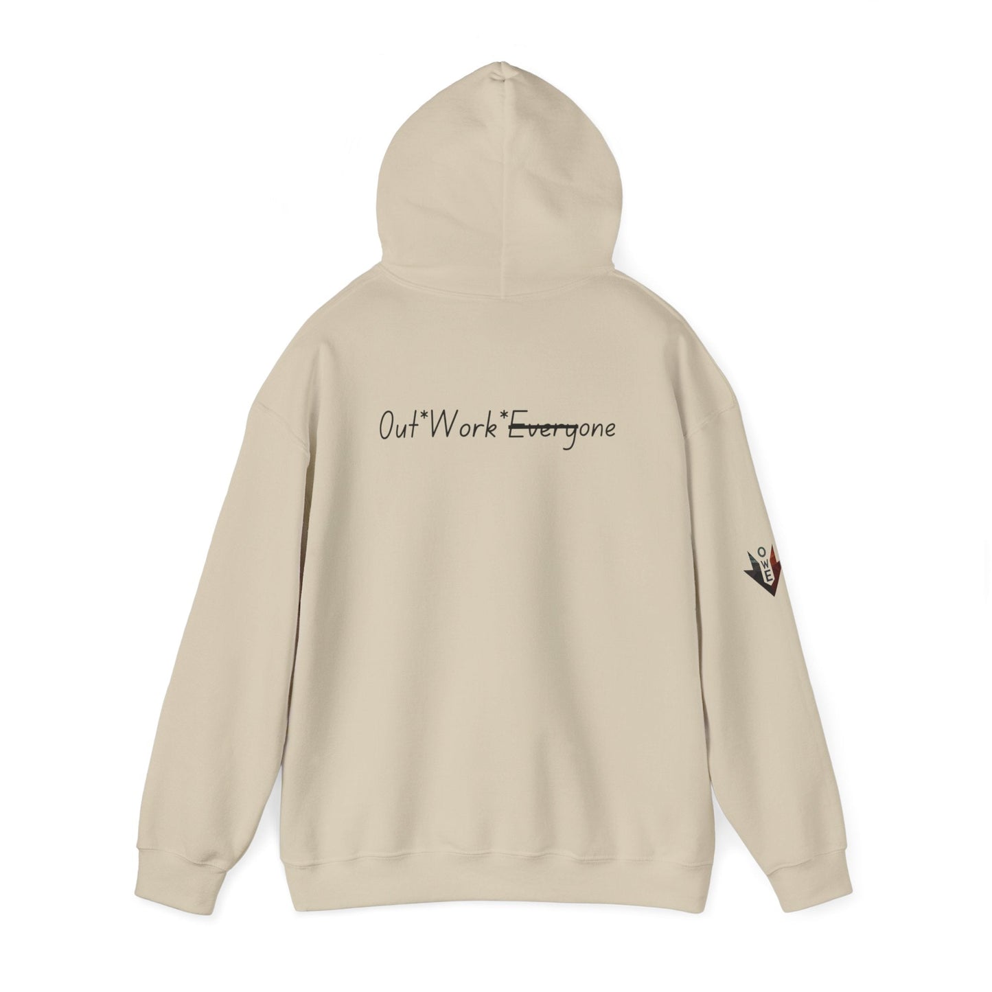 OWE Arrow Hoodie – Built for the Climb. Branded for the Mindset. by Out.Work.Everyone – Hoodie