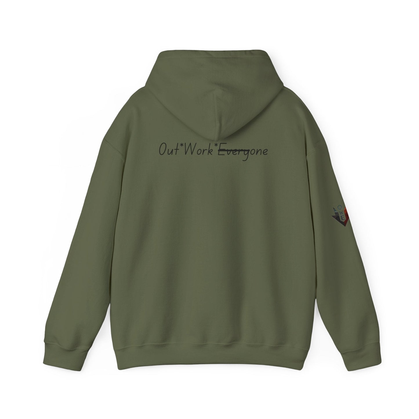 OWE Arrow Hoodie – Built for the Climb. Branded for the Mindset. by Out.Work.Everyone – Hoodie