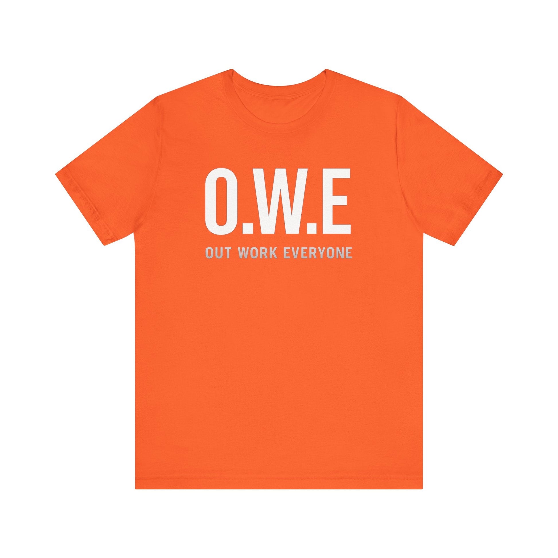 O.W.E Bold Tee – “Out Work Everyone” Edition (Black) by Out.Work.Everyone – T-Shirt