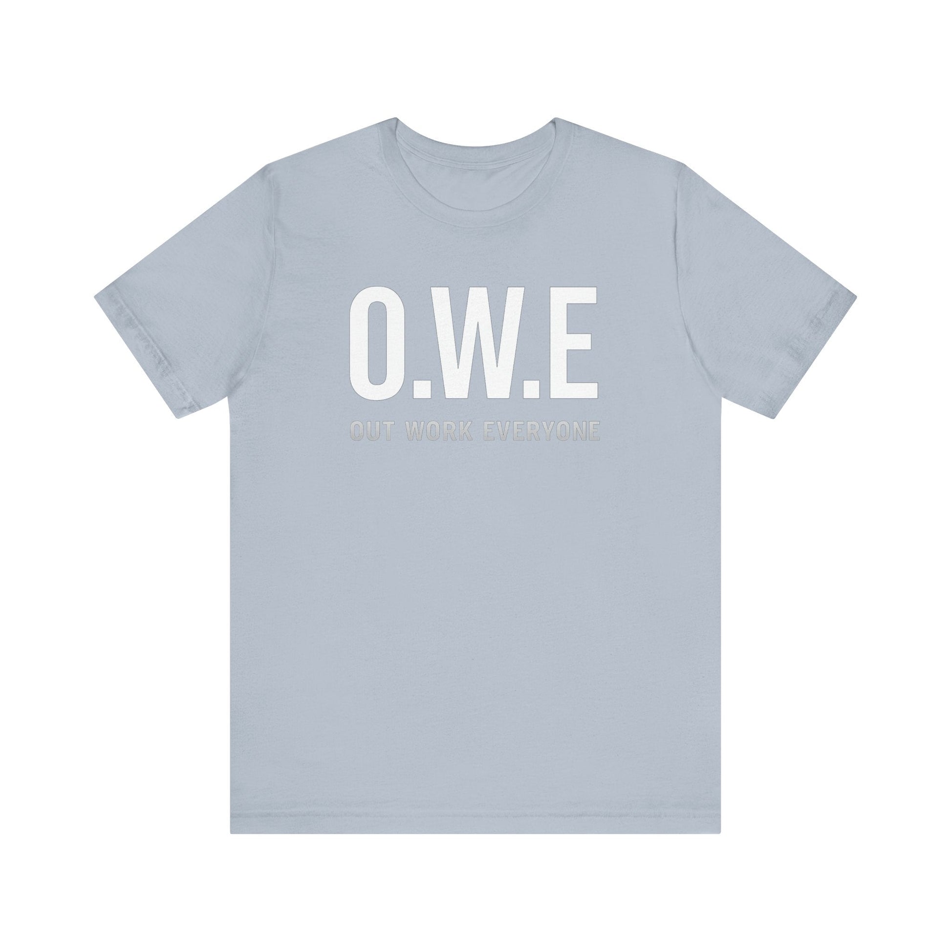 O.W.E Bold Tee – “Out Work Everyone” Edition (Black) by Out.Work.Everyone – T-Shirt