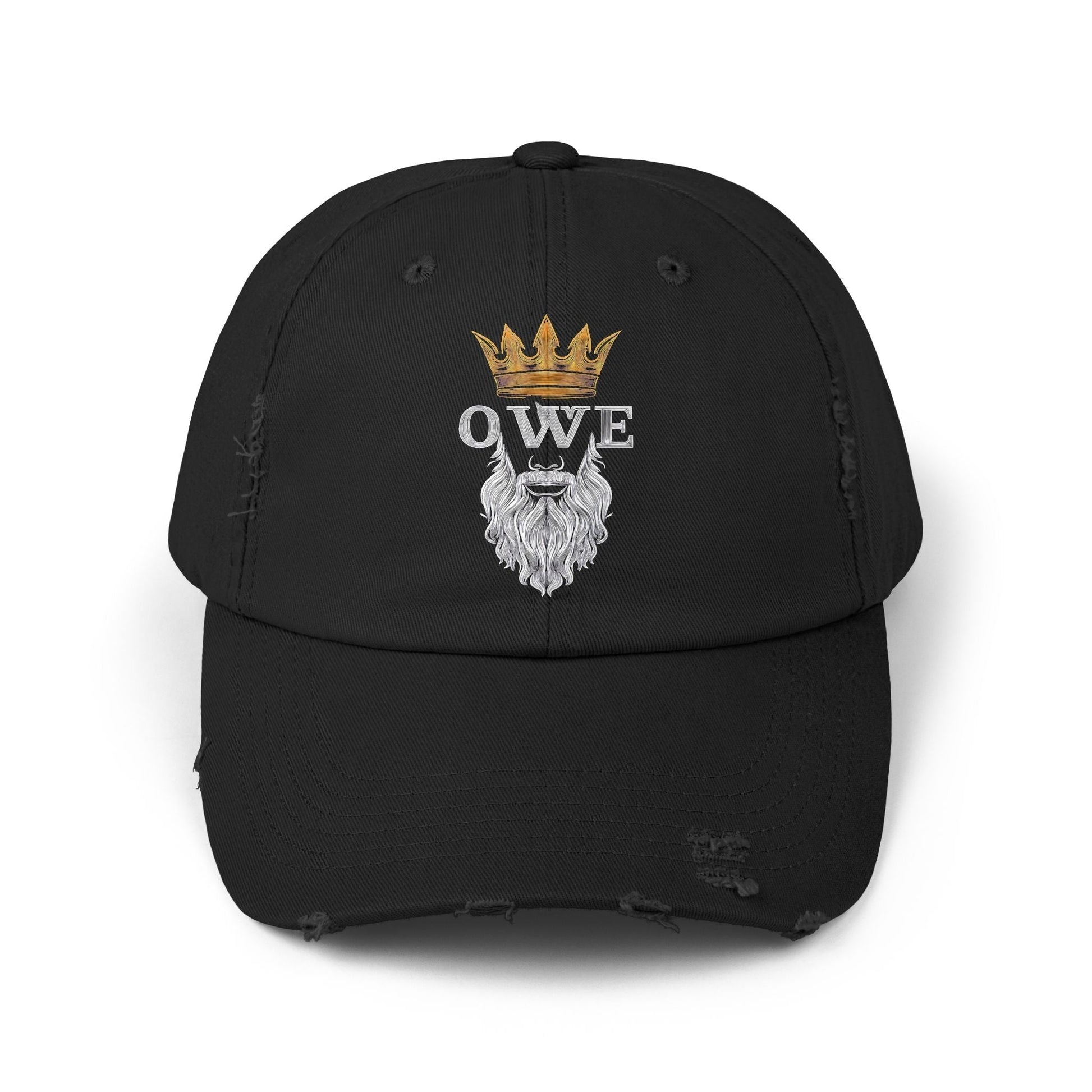 OWE Distressed Cap – Worn In. Dialed In. Outworking Everyone.* by Out.Work.Everyone – Hats