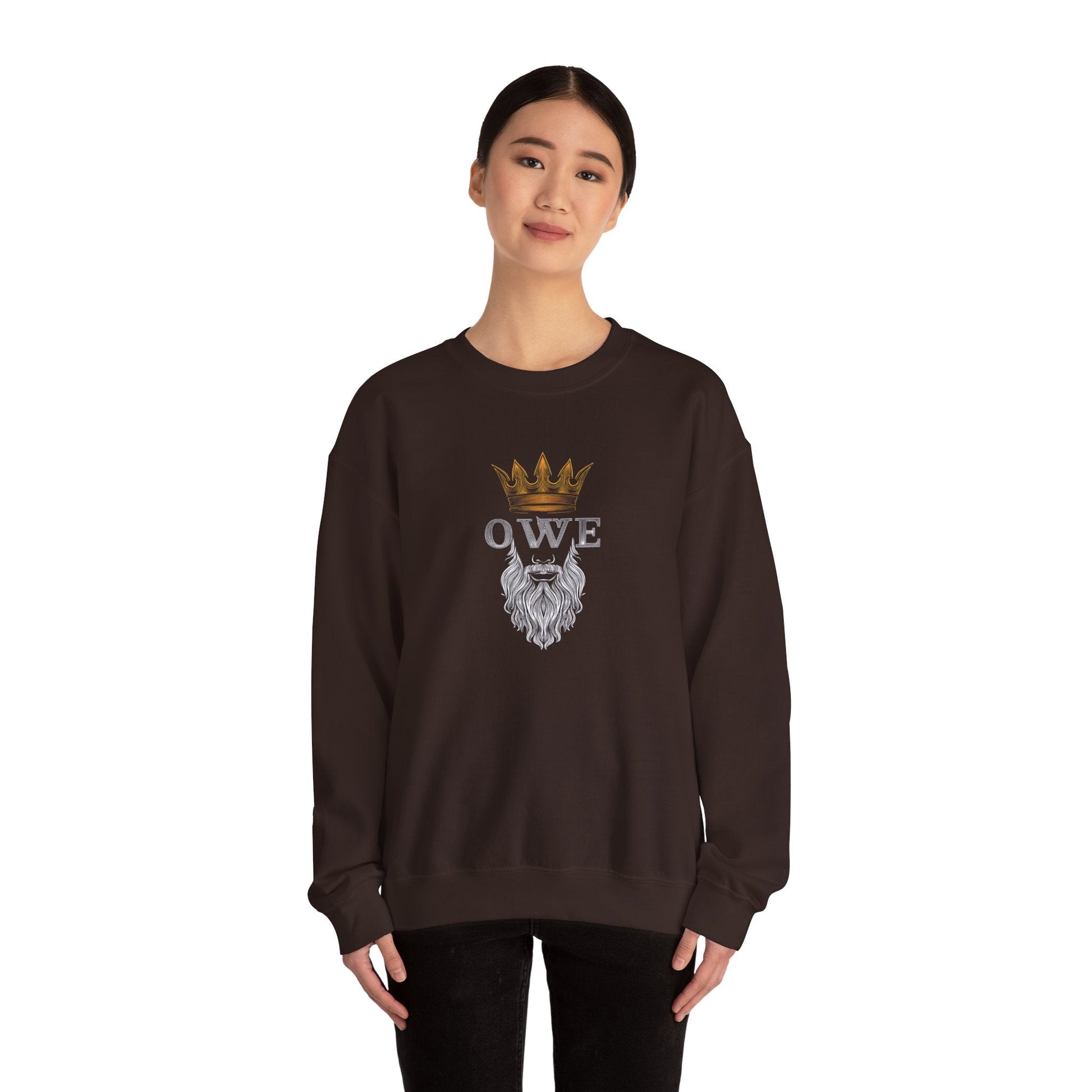 OWE Heavy Blend Crewneck – Built for Comfort. Backed by Grind.* by Out.Work.Everyone – Sweatshirt