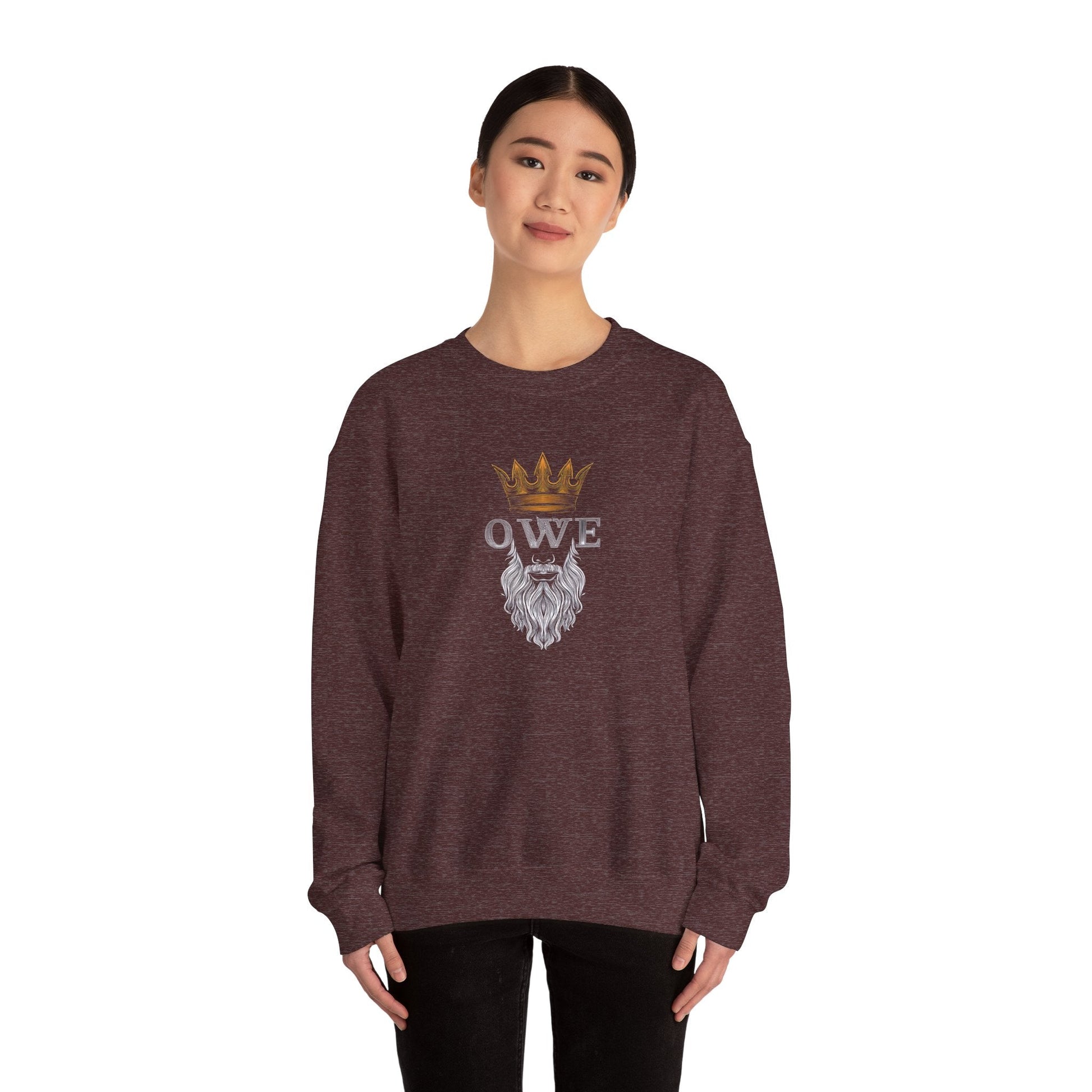 OWE Heavy Blend Crewneck – Built for Comfort. Backed by Grind.* by Out.Work.Everyone – Sweatshirt