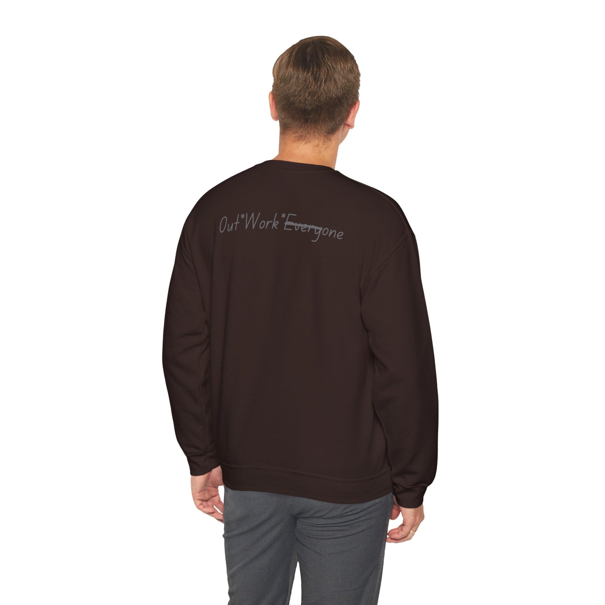 OWE Heavy Blend Crewneck – Built for Comfort. Backed by Grind.* by Out.Work.Everyone – Sweatshirt