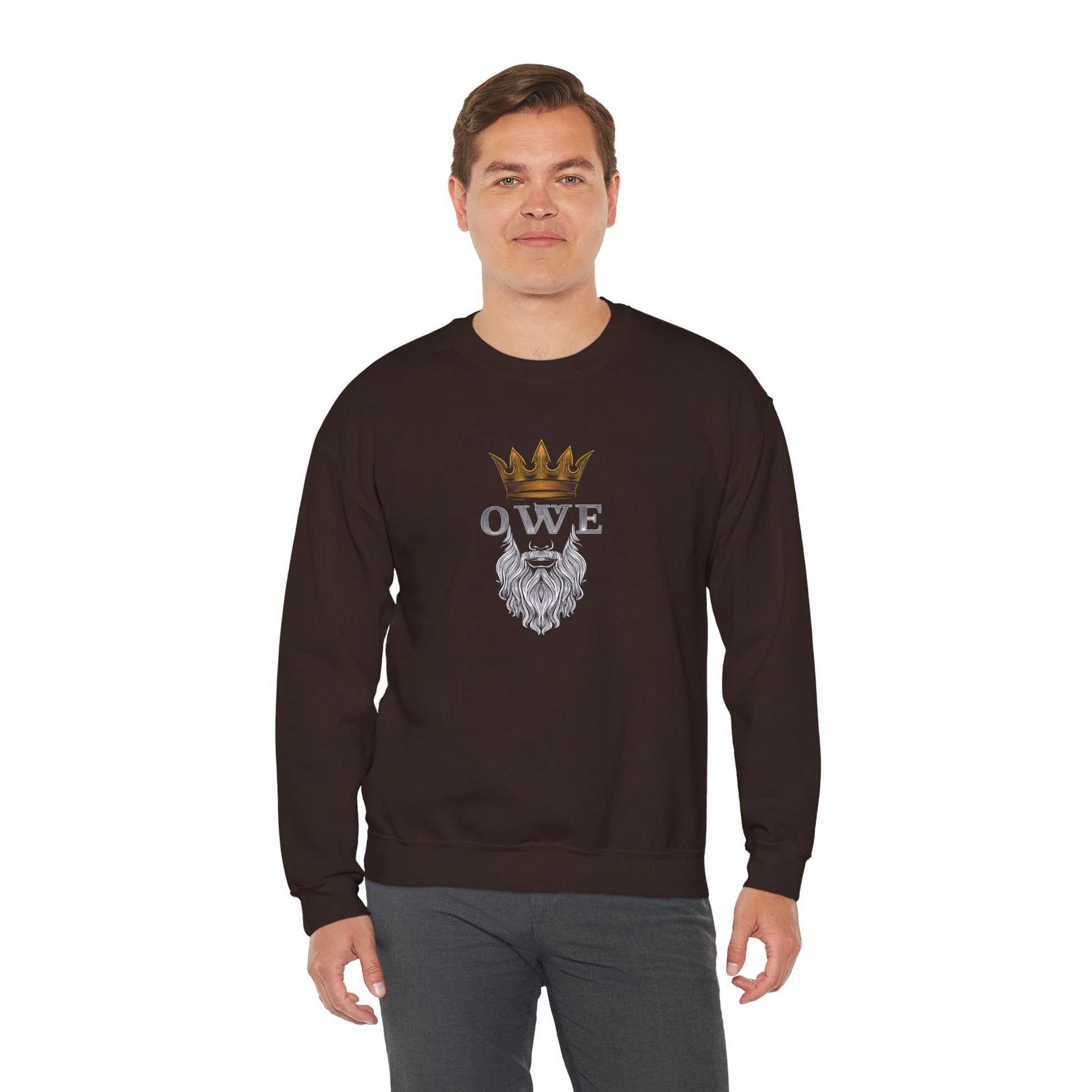 OWE Heavy Blend Crewneck – Built for Comfort. Backed by Grind.* by Out.Work.Everyone – Sweatshirt