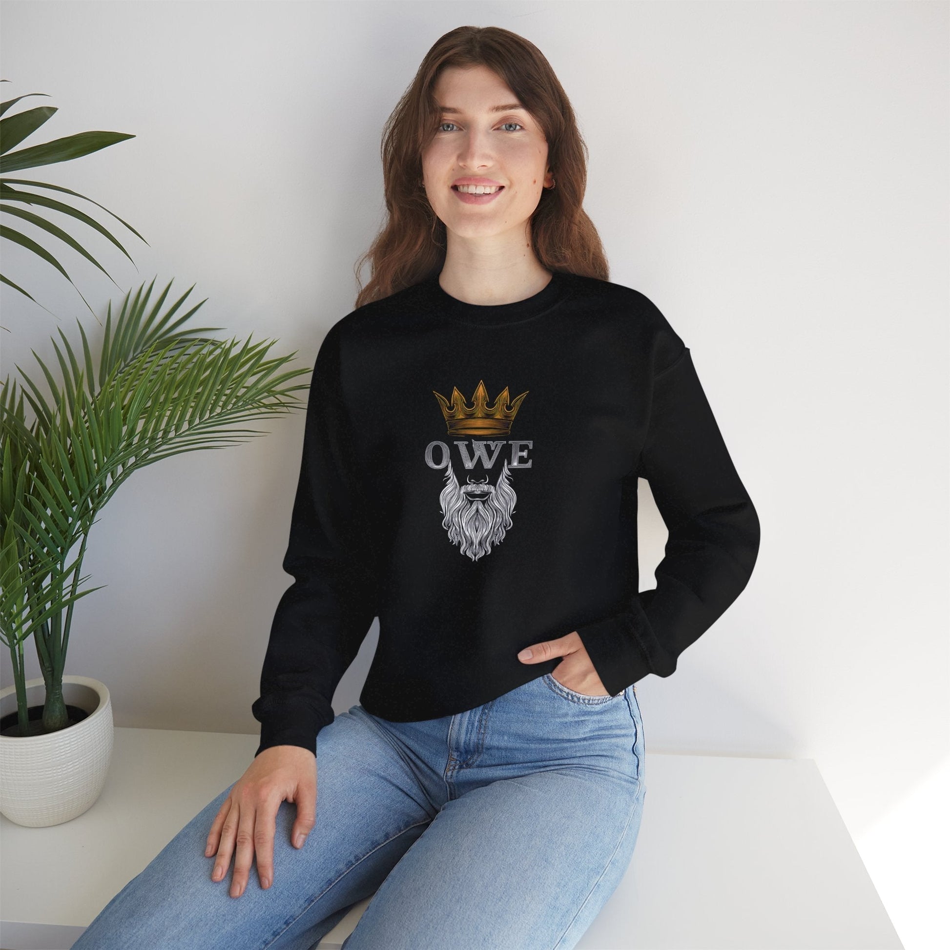 OWE Heavy Blend Crewneck – Built for Comfort. Backed by Grind.* by Out.Work.Everyone – Sweatshirt